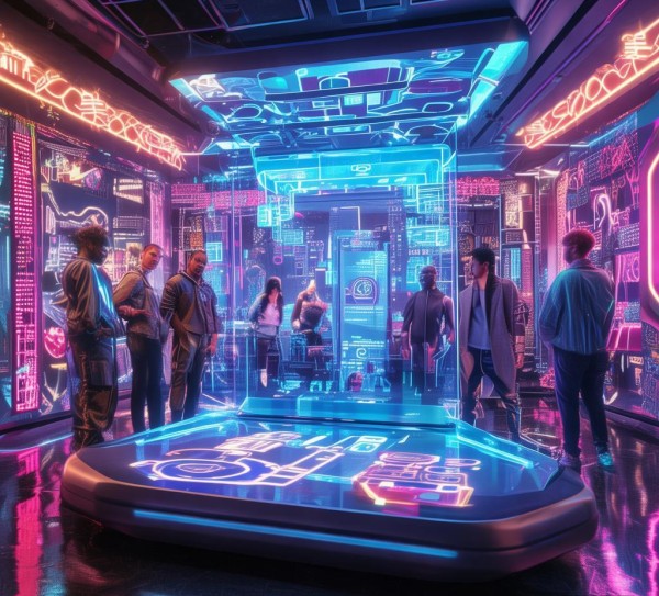 科技活动室，未来与现实的碰撞与融合